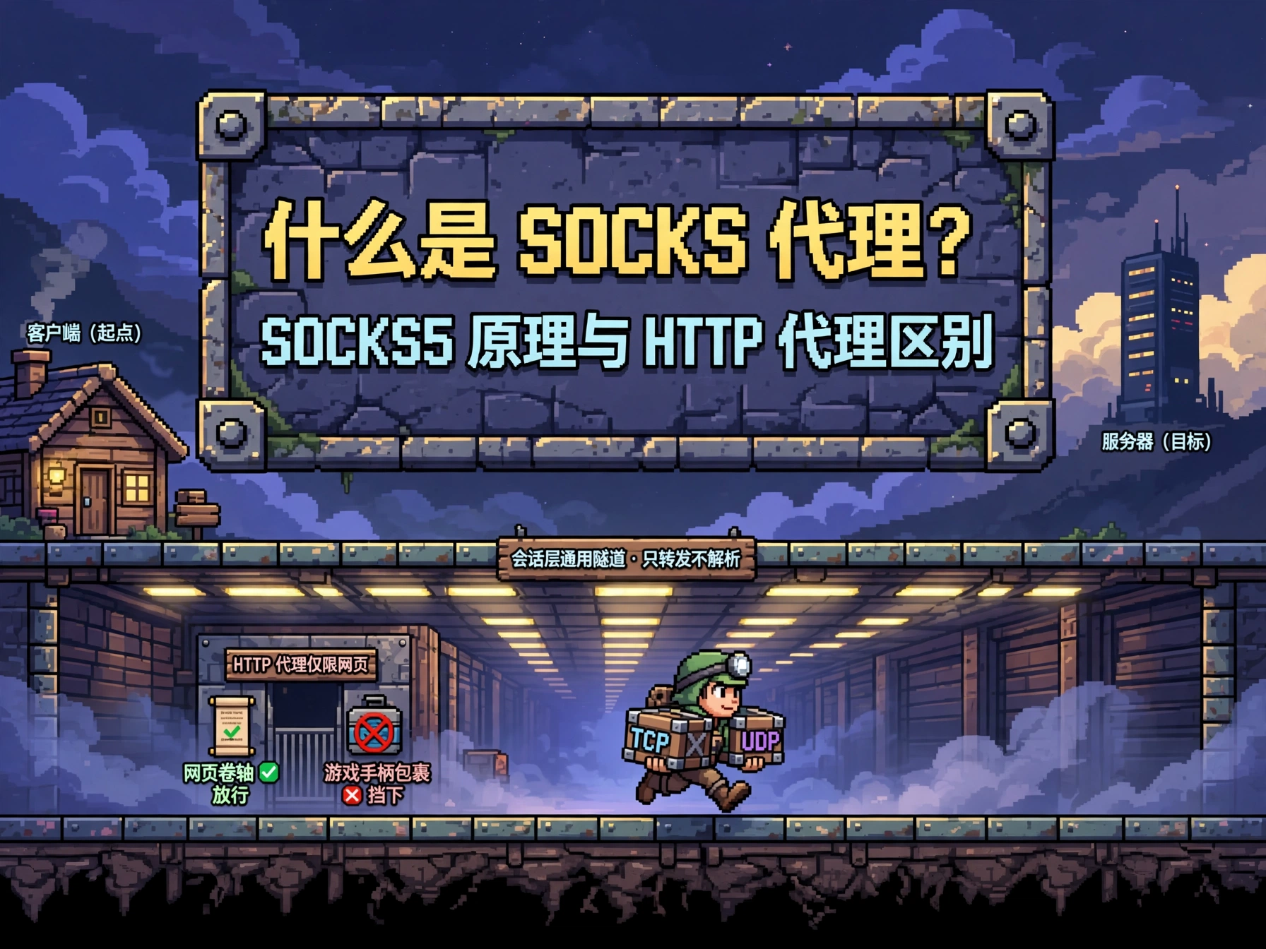 什么是 SOCKS 代理？SOCKS5 代理原理与 HTTP 代理区别详解